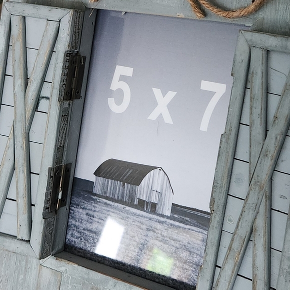 Rustic Picture Frame with Barn Doors, Kelly Berkey Art, 5x7 Picture Frame Unique - Picture 8 of 16